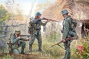 ZVEZDA GERMAN INFANTRY 1/72