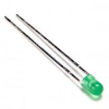 3MM LED GREEN W/RESISTOR X