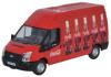 OXFORD FORD TRANSIT COKE  RED 1/76