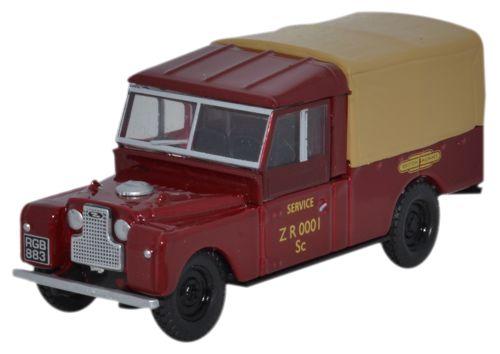 OXFORD LAND ROVER SER1 BR CANVAS 1/76