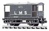 PECO N WAGON BRAKE VAN LMS LT/GREY