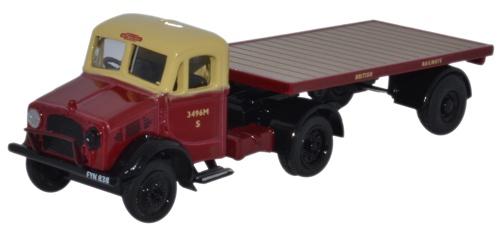 OXFORD BEDFORD OX F/B TRAILER BR 1/76