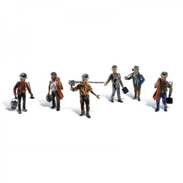 WOODLAND MINER FIGURES