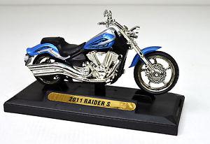 MOTORMAX \'11 YAMAHA RAIDER S BLUE 1/18