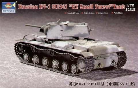 TRUMPETER KV-1 1941 SMAKLL TURRET 1/72