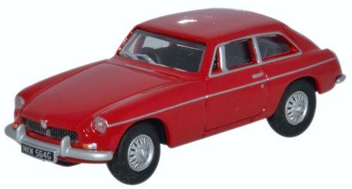 OXFORD MGB GT TARTAN RED OO SCALE