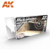 AK BLACK + CREAM INTERIORS PAINT SET