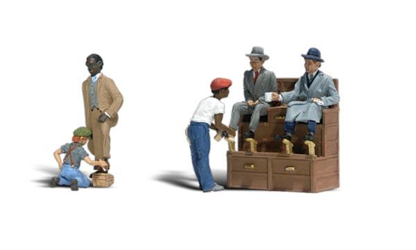 WOODLAND SHOE SHINERS HO SCALE