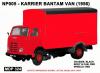 BASE TOYS N KARRIER BANTAM VAN RED