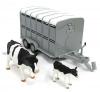 BRITAINS BIG FARM CATTLE TRAILER + COWS