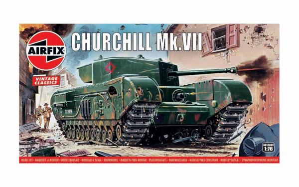 AIRFIX CHURCHILL MK.VII 1/76 (VINTAGE)