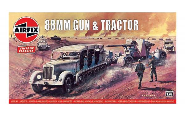 AIRFIX 88MM FLAK GUN & TRACTOR