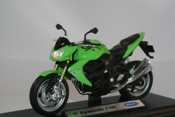 WELLY 1/18 \'07 KAWASAKI Z1000