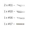 MODELCRAFT 5 ASSTD BLADES FOR NO.1