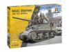 ITALERI M4A1 SHERMAN + 10 FIGURES 1/35