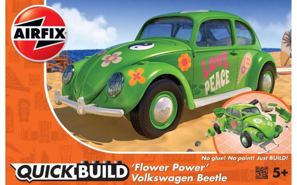 AIRFIX QUICKBUILD FLOWER POWER BEETLE