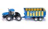 SIKU 1/50 NEW HOLLAND + SILAGE TRLR