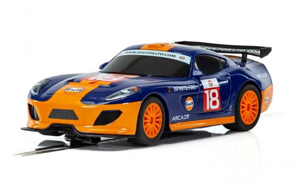 SCALEXTRIC TEAM GT GULF NO 18