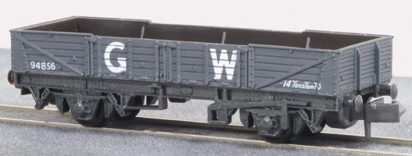 PECO N TUBE WAGON GWR DK GREY