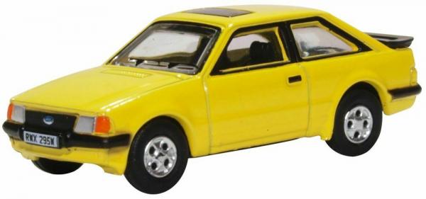 OXFORD FORD ESCORT XR3I YELLOW 1/76