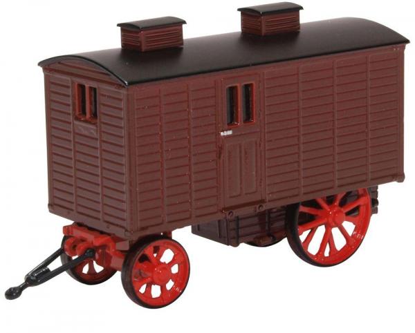 OXFORD LIVING WAGON MAROON 1/76