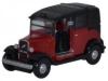 OXFORD N GAUGE TAXI BURGUNDY