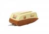 OXFORD CARAVAN CREAM/BROWN N GAUGE