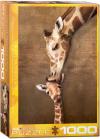 EUROGRAPHICS GIRAFFE MOTHERS KISS