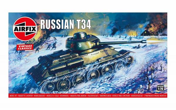 AIRFIX T34/85 TANK 1/76 (VINTAGE)