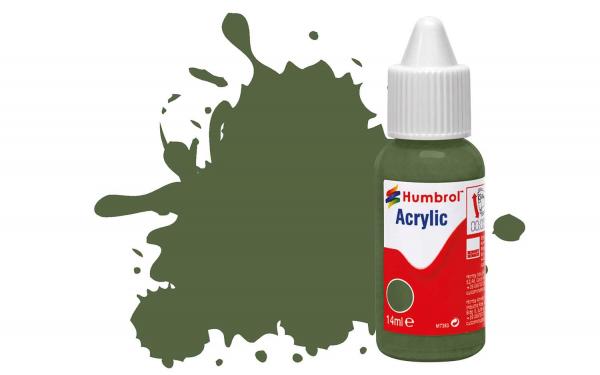 HUMBROL 117 US LIGHT GREEN MATT ACRYLIC