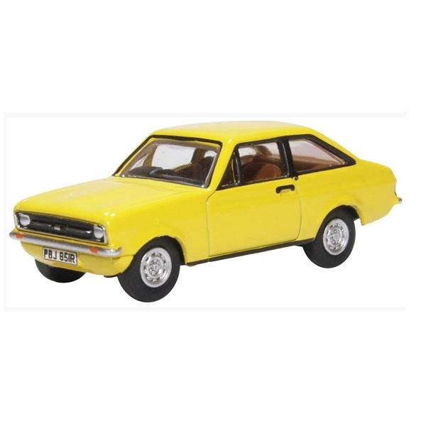 OXFORD FORD ESCORT MK2 YELLOW 1/76