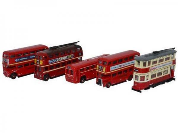 OXFORD FIVE PIECE BUS SET \'N SCALE \'