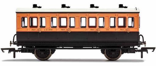 HORNBY LSWR 4 WHEEL COACH 1ST