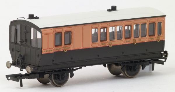 HORNBY LSWR 4 WHEEL COACH BRK. 3RD