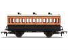 HORNBY LSWR 4 WHL COACH 3RD W/LIGHTS