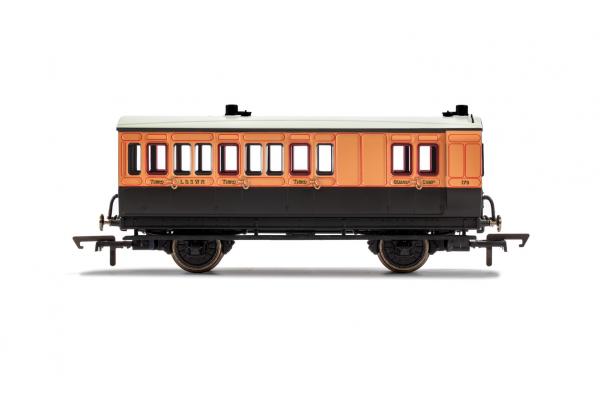 HORNBY LSWR 4 WHL BRK 3RD W/LIGHTS