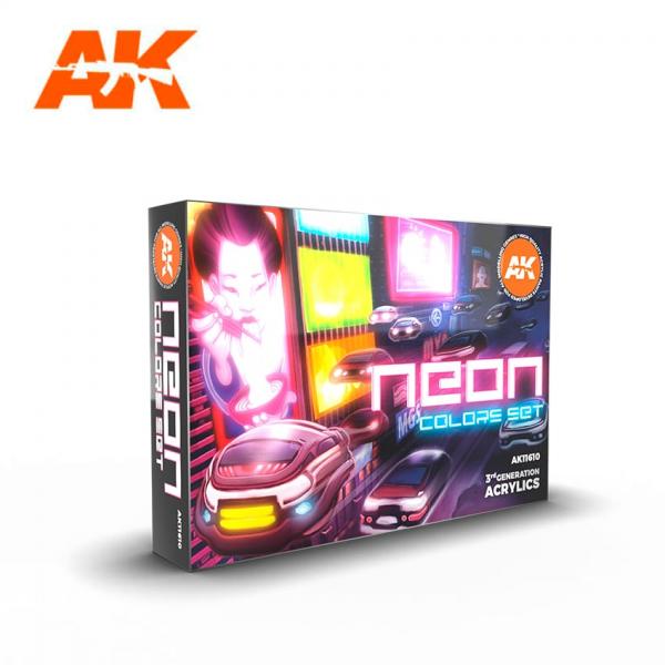 AK NEON COLOURS SET