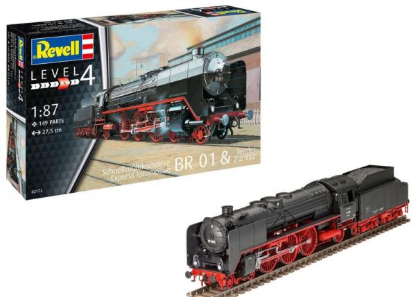 REVELL EXP. LOCO BR01 + TENDER 1/87