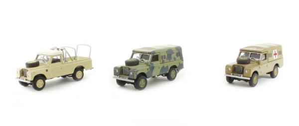 CARARAMA OO LAND ROVER SET X 3