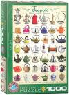 EUROGRAPHICS TEAPOTS PUZZLE 1000 PCE