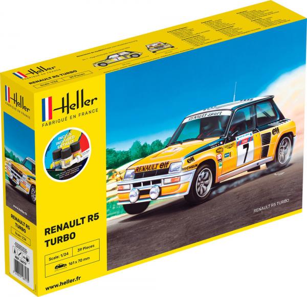 HELLER 1/24 RENAULT 5 TURBO GIFT SET