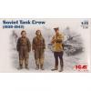 ICM 1/35 SOVIET TANK CREW 39-42 3 FIGS