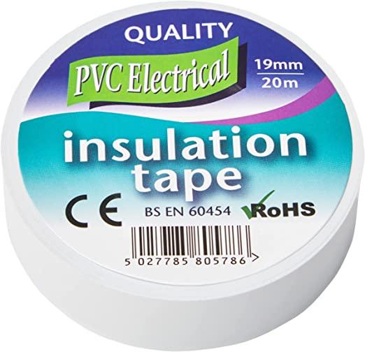 PVC ELECTRICAL INSUL. TAPE 19MM 20M