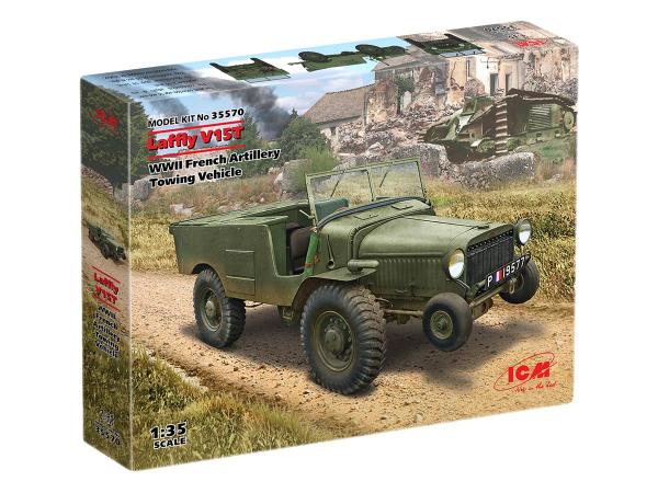 ICM LAFFLY V15T FRENCH TOW VEH. 1/35