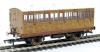 HORNBY GNR 4 WHEEL COACH 3RD W/LIGHTS