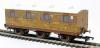 HORNBY LNER 6 WHEEL COACH 1ST W/LIGHTS