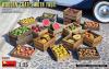 MINIART 1/35 WOODEN CRATES W/FRUIT