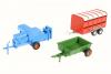 OXFORD 3 PIECE FARM TRAILERS SET 1/76