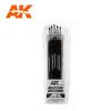 AK SILICONE BRUSHES MEDIUM X 5