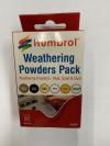 HUMBROL AGEING POWDERS MIXED X 6 disc